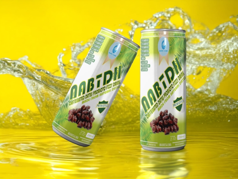 NABIDH - CAFFIENATED DATES BASED PROBIOTIC CARBONATED DRINK